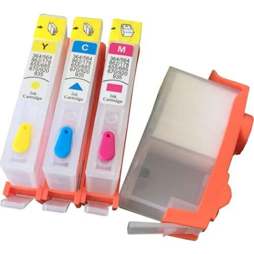 INK WAY On promotion,Refillable ink cartridge 178 with permanent chips for hp Photosmart C6380 C6300 C5300 C5383 C5380