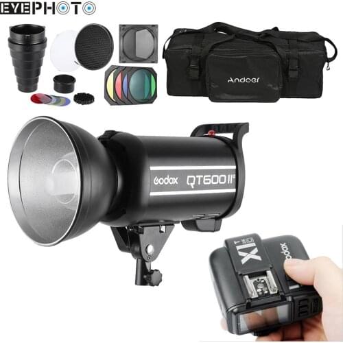 Godox Studio Light Photography Kit Set with 1 * Godox 600W Strobe Flash + 1 * Wireless Trigger Transmitter Studio Kit for Canon