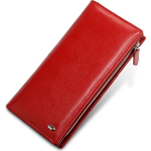 Beth Cat Wallet Women Genuine Leather Coin Purse Luxury Brand Female Long Wallet Womens Lady Card Holder Handy Money Bag