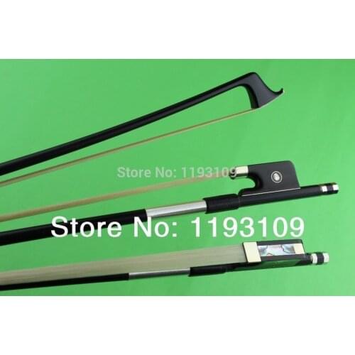 New black Carbon fiber cello bow 4/4 size good balance Free Shipping