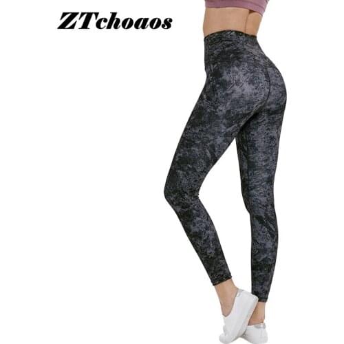 Printed yoga pants womens moisture wicking running yoga fitness pants high waist hip fitness pants yoga leggings gym leggings