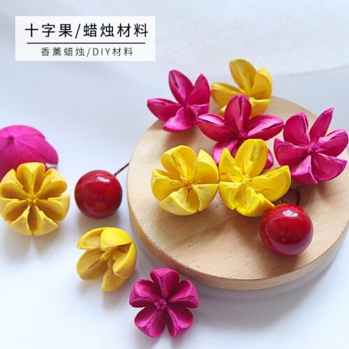 Cross Fruit Scented Candle DIY Material Aromatherapy Wax Homemade Handmade Candle DIY Material Soy Wax