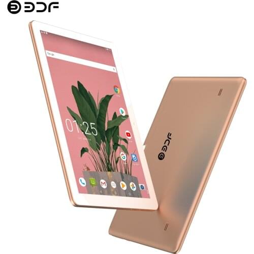 BDF 10.1 Inch Octa Core Tablet Pc Android 9.0 Play Store Dual 4G LTE Phone Call 2GB/32GB Calling Tab 2.5D Screen 10 Inch Tablets