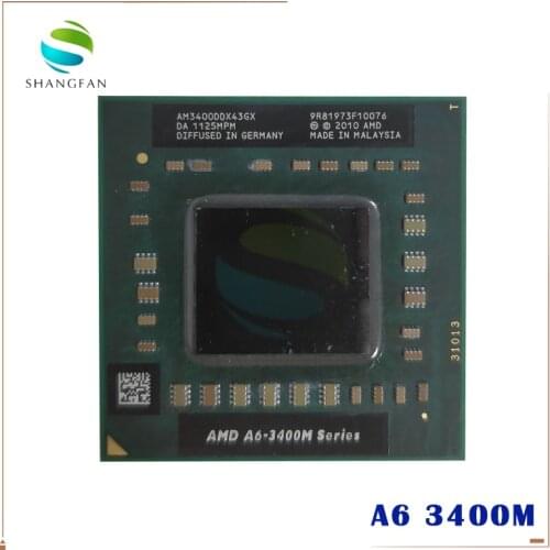 AMD Laptop Notebook CPU processor A6-3400M 1.4Ghz/4M Socket FS1 A6 3400M AM3400DDX43GX