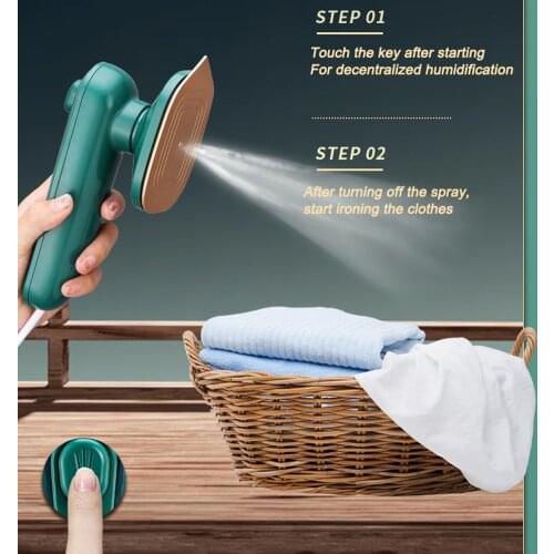 Professional Micro Steam Iron Handheld Household Portable Mini Ironing Machine Garment Steamer Home Travel Dropshipping