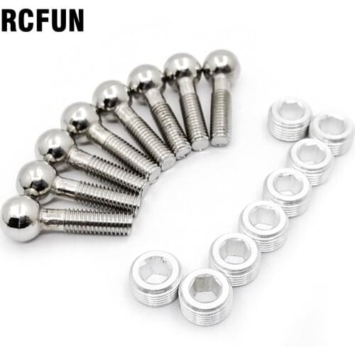 RC HSP 02153 Metal Ball Head Nut or Screw For 1/10 RC Model Car 94122 94166 94155 94177 94188 S3