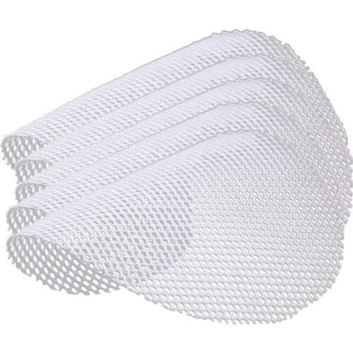 5 Pcs Silicone Steamer Mesh Mats, Reusable Non-Stick Round Steamer Pad, Steamed Buns Baking Pastry Mat, 40cm in Diameter