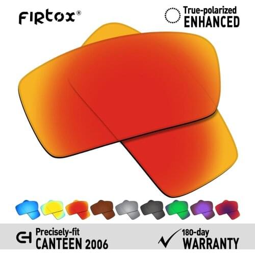 Firtox True UV400 Polarized Lenses Replacement for-Oakley Canteen 2006 Sunglasses (Compatiable Lens Only) - Multiple Colors