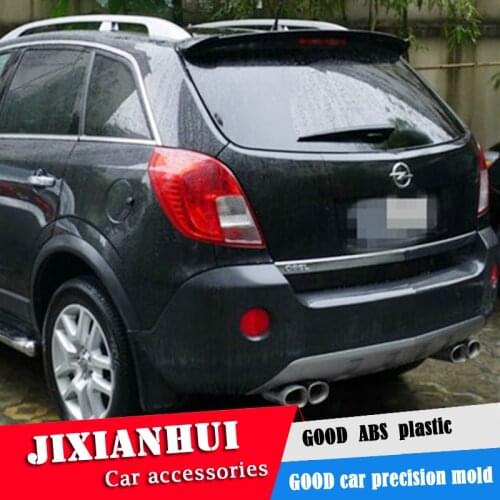 For Antara Spoiler 2006-2013 Opel Antara Spoiler ABS plastic Material Car Rear Wing Color Rear Spoiler