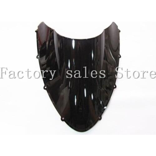 For Ducati 1098 848 1198 1098S 1198S S 2006-2013 black Windshield WindScreen Double Bubble 2007 2008 2009 2010 2011 2012