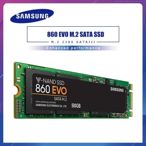 SAMSUNG SSD m2 500gb 860 EVO Internal Solid State Disk 250GB 1T Hard Drive HDD M.2 SATA6 GB/S SATA forLaptop Desktop PC