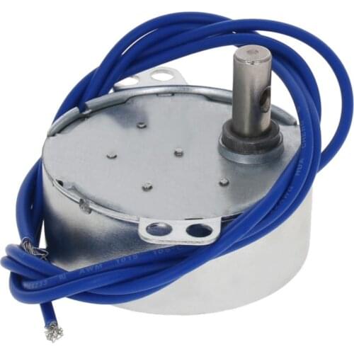 Fielect 1/2pcs High Quality Synchronous Motors CW/CCW Speed 8-10RMP Power 4W Voltage 110V Steering Metal Plastic Material Motor