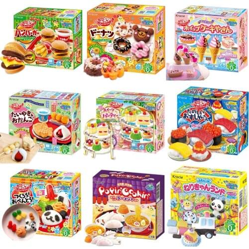 Japanese Popin Cookin Pizza Kracie Hamburger Kitchen Cookin Happy Japanese DIY Handmade Toy Christmas Gift