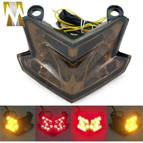 For Kawasaki Z800 ZX6R ZX636 2013 2014 LED Tail Turn Signal Light For Kawasaki Z800 ZX6R ZX636 LED Rear Brake Stop Light