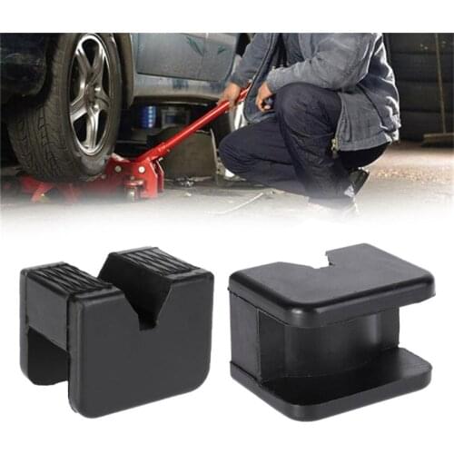 1pcs New Square Universal Slotted Frame Rail Floor Jack Guard Adapter Pad Vehicle Repair