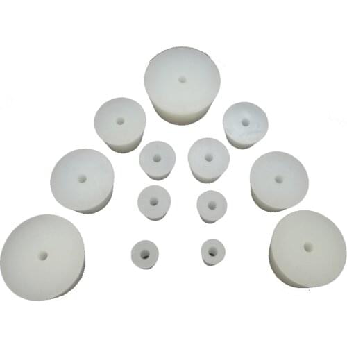 1pc Size2-14 Home Brew Wine Stoppers Food grade Silicone Plug With Or Without Holes Airlock Valve Bubbler Wine Brew