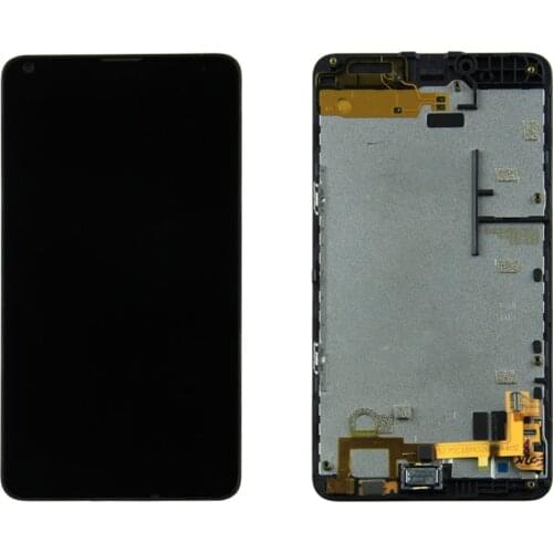 100% Tseted 5.0" For Microsoft Nokia Lumia 640 LCD Display Touch Screen Panel Digitizer Assembly With Frame