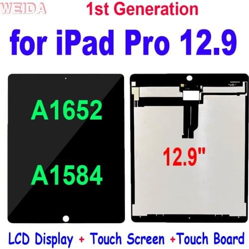 12.9” AAA+ for iPad Pro 12.9 1st Generation A1652 A1584 LCD Display Touch Screen Digitizer Assembly Board for iPad Pro 12.9 LCD