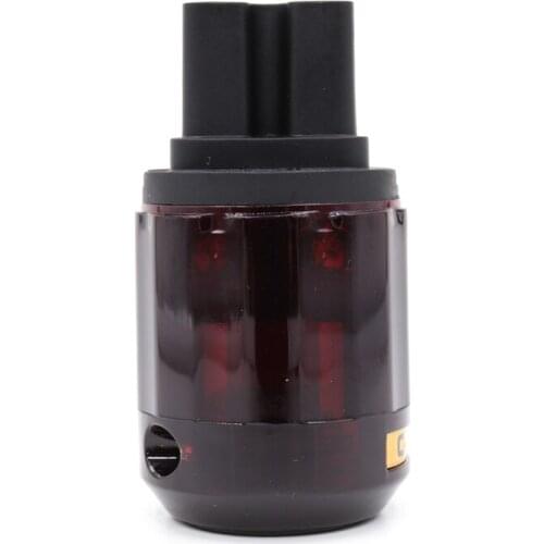 2Pcs High Quality Gold Plated C079 IEC Female Connector Audiophile IEC Plug Connector