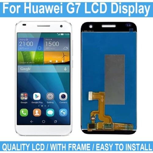 5.5" New LCD For Huawei G7 G7-L01 G7-L03 Display Touch Screen With Frame For Huawei G7 LCD Digitizer Replacement Parts +Tool