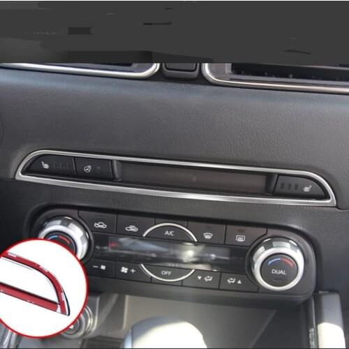 Accessories for Mazda CX5, 2019, 2018, 2017, car center console, CD panel, frame trim, stickers, interior, car styling