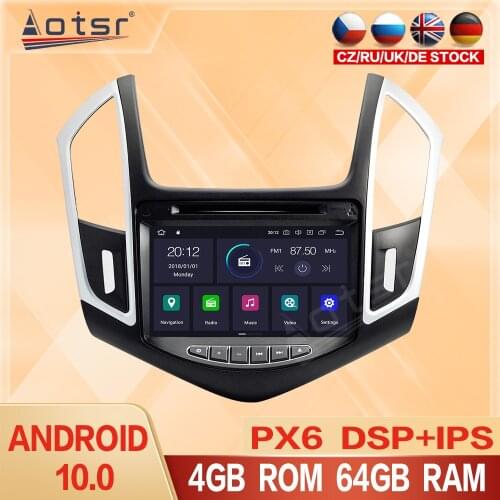 Android 10.0 Multimedia Player For 2013 2014 2015 Chevrolet Cruze GPS Navi 2din Car Radio Touchscreen Head Unit 4G+64G Stereo
