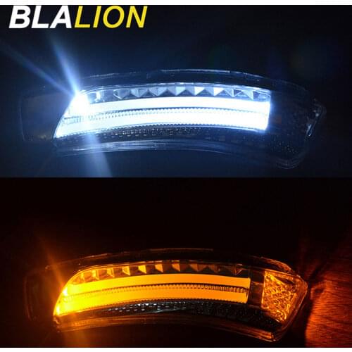 SEAMETAL Auto Rear View Mirror Lights For Toyota Wish Prius Mark X Crown 12V Car Turn Signal Light Warning Turning Signal Lamps