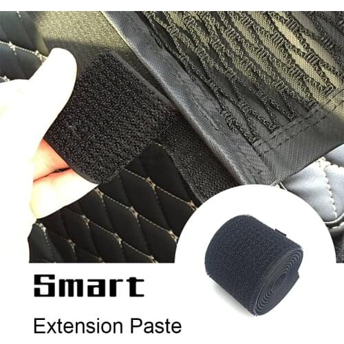 Car Rear Trunk Privacy Curtain Extension Velcro Paste Sticker For Smart 453 fortwo forfour Interior Accessories Stowing Tyding