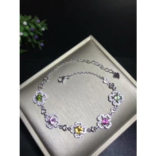 Natural Seal Bracelet 925 sterling silver bracelet Japanese and Korean fashion styles A girlfriends birthday present