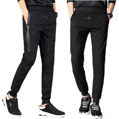 2021 Spring Summer New Mens Trousers Stretch Large Size Mens Sports Casual Men Pants Streetwear Fashion Men Clothing Joggers