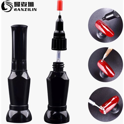 Nail Drill Phototherapy Glue Dual function Nail Art Drill Points Pen Fix Rhinestone Sequins Steel beads Pearl Manicure Tools