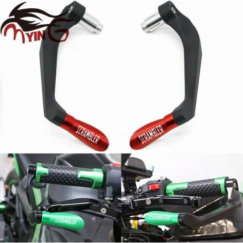 Motorcycle 7/8"22mm Handlebar Grips Brake Clutch Levers Guard Protector For Ducati Scrambler 400 800 Scrambler800 Scrambler400