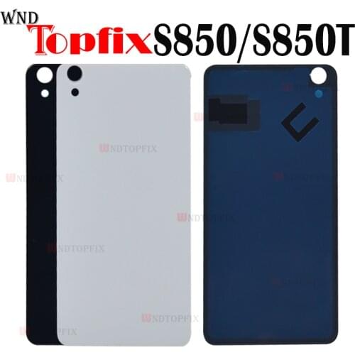 For Lenovo S850 Case Back Glass Rear Door Replacement S850T Housing STICKER Adhesive For Lenovo S850 Battery Cover Glass Door