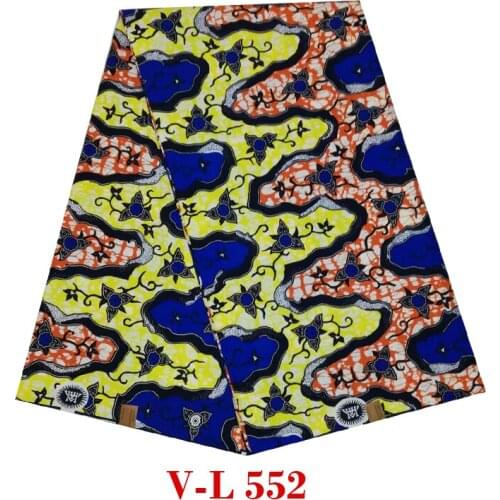 Real Wax Soft High Quality African Print Fabrics By The Meter 100%Cotton Veritable Ankara Style Dress Material For Sewing SP 131