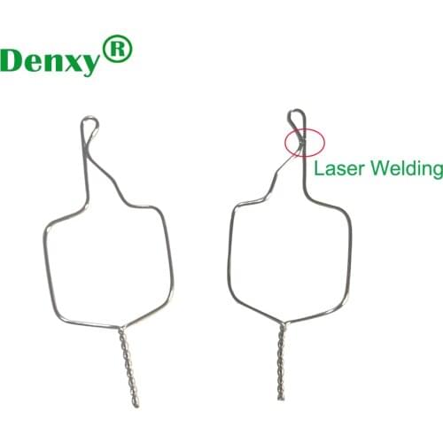 High Quality Laser Welding Orthodontic Wire 100pc/bag Dental Orthodontic Metal Ligatures Stainless Steel Kobayashi Ties Short