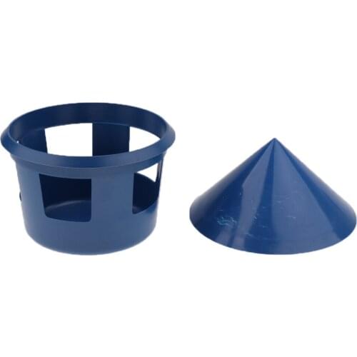 Plastic Bird Cage Feed Cup Container Seed Water Food Dispenser for Parrots