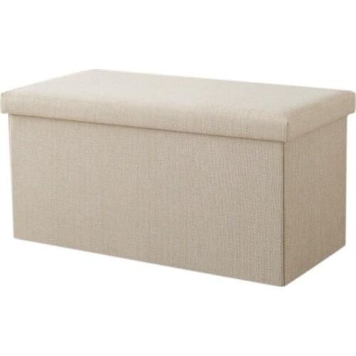 Rectangular Storage Stool Can Sit Adult Sofa Stool Household Storage Chair Folding Storage Box