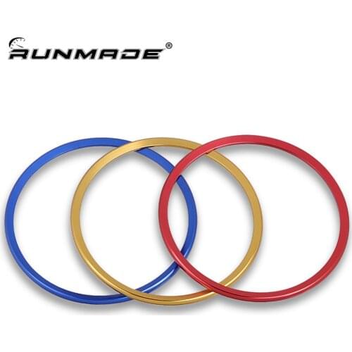 Runmade Car Styling Steering Wheel Decorative Circle Ring For Audi S-line A4 A3 A6 C5 Q7 Q5 A1 A5 TT R8 RS B6 B7 B8 Before 2017