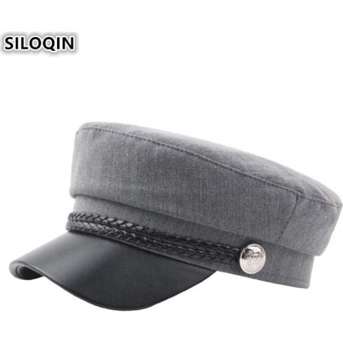 Женские кожаные шапки SILOQIN/思洛琴 China At AliExpress
