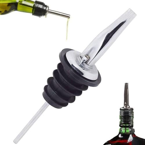 UPORS Stainless Steel Wine Bottle Stopper Premium Wine Pourer with Cap Liquor Bottle Pourer Set for Alcohol Olive Oil Bar Tools