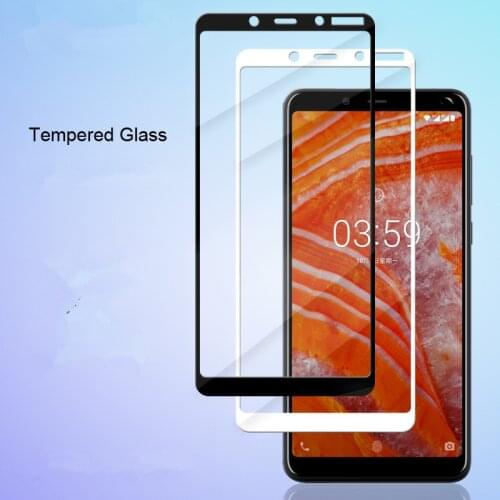 Full Cover cell phone Tempered Glass For Nokia 3.1Plus 8.1 Screen Protector Protective Film