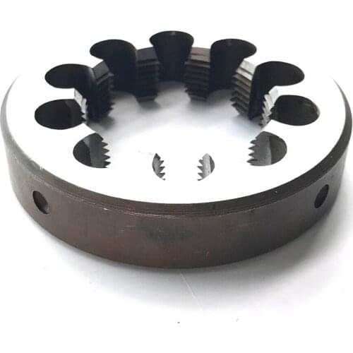 Free shipping of 1PC alloy steel made manual threading die M50*1.5 /2.0mm for steel iron aluminum copper workpiece threading