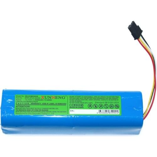XunNeng BRR-2P4S-5200S Battery for Xiaomi Mi Robo Millet Sweeper Mijia Roborock S50 Mijia Roborock S51 Roborock Sweep O