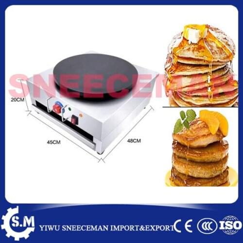 Commercial electric or gas Use Non-stick 40cm Pancake Crepe Maker Machine Baker Griddle
