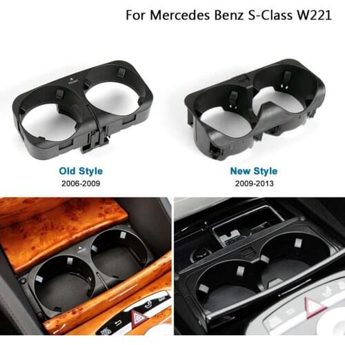 Car Vehicle Accessories Supplies Parts Center Console Cup Holder Outer Cover for Mercedes Benz S-Class W221 2006-2013