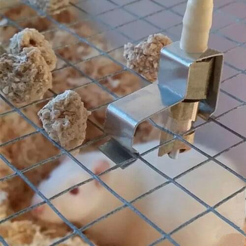 C078 Feeding & Watering Supplies Copper Automatic Nipple Water Feeder Drinker Waterer For Rabbit Nipple Drinker high quality