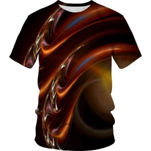 Turbo Curve Mens 3D Printed Mens T-shirt Three-dimensional Space Casual O-Neck Mens Clown T-shirt for men Hip-Hop Apparel