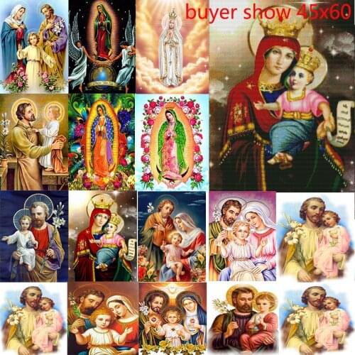 Hot 5D Diamond embroidery Full Set Christianity rhinestone pictures Madonna 5d Diamond Painting Full Square/round Home Decor