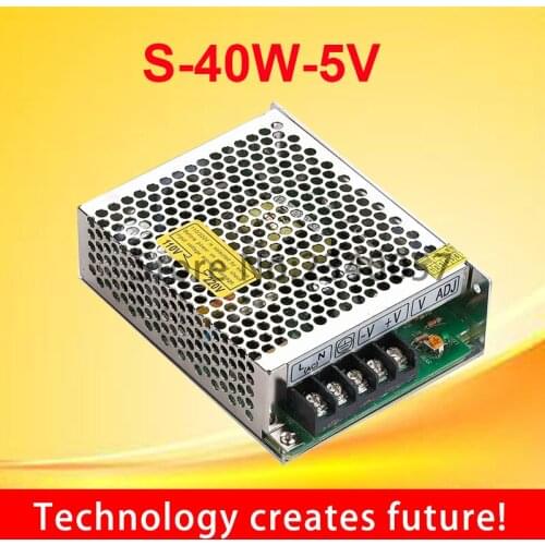 40W 5V 8A Single Output Switching power supply for CCTV camera LED Strip light AC to DC SMPS