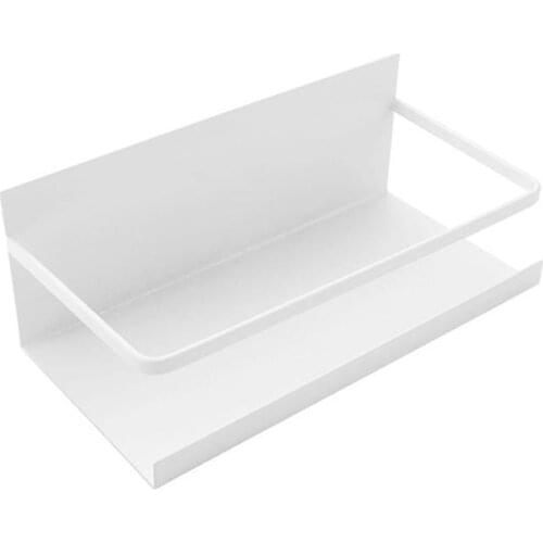 Refrigerator Magnet Storage Rack Durable Holder Kitchen Heavy Duty Punch-free Magnetic Shelf Hanger